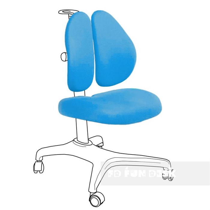 Чехол для кресла Bello II blue - фото 5304