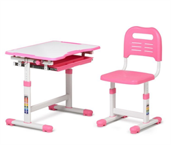 Комплект парта и стул-трансформеры FunDesk Sole Pink - фото 9188