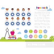 Накладка-подсказка на парту FunDesk SS19-S для деток младшей школы