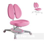 Эргономичное кресло FunDesk Primavera II Pink + чехол в подарок