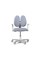 Комплект парта Imparare Grey + кресло Mente Grey с подлокотниками + чехол для кресла в подарок! - фото 10856