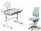 Комплект стол-трансформер Freesia grey + эргономичное кресло Cubby  Paeonia лампа в подарок - фото 11035