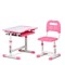 Комплект парта и стул-трансформеры FunDesk Sole Pink - фото 5188