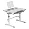 Комплект стол-трансформер Freesia grey + эргономичное кресло Cubby  Paeonia лампа в подарок - фото 6624