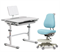 Комплект стол-трансформер Freesia grey + эргономичное кресло Cubby  Paeonia лампа в подарок - фото 8524