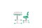 Комплект парта + стул трансформеры Omino FunDesk - фото 8916
