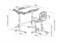 Комплект Cubby парта и стул-трансформеры Botero - фото 9130