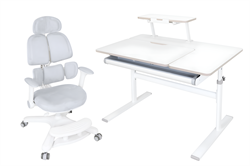 Комплект Cubby Tulipa Grey + кресло FunDesk Estate Grey II