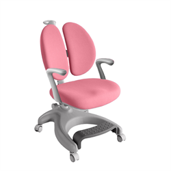 Детское кресло FunDesk Solerte Grey с подлокотниками и подставкой для ног + чехол для кресла в подарок - фото 10943