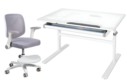 Комплект парта Colore Grey (new) + кресло LST9 Grey 250868
