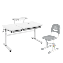 Комплект парта Iris Grey + полка SS16 Grey  + стул SST3 Grey 250985