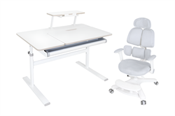 Комплект Cubby Tulipa Grey + кресло FunDesk Estate Grey II 251140