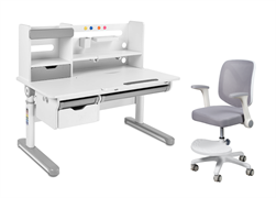 Комплект парта Pensare Grey + кресло LST9 Grey 250866