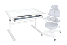 Комплект парта Colore Grey + кресло Estate II Grey 251138