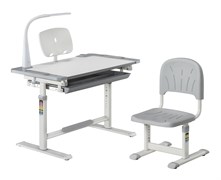 Комплект парта + стул трансформеры Lupin Grey Cubby (с лампой и подставкой) 223062