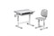 Комплект парта + стул трансформеры Cura Grey FUNDESK - фото 10100