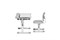 Комплект парта + стул трансформеры Cura Grey FUNDESK - фото 10104