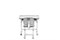 Комплект парта + стул трансформеры Cura Grey FUNDESK - фото 10114