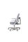 Комплект парта Imparare Grey + кресло Mente Grey с подлокотниками + чехол для кресла в подарок! - фото 10862
