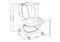 Комплект парта Colore Grey (new) + кресло Arnica Grey Cubby с подлокотниками и подставкой для ног - фото 11390