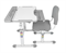 Комплект парта + стул трансформеры Capri Grey (new) Cubby (c лампой, подставкой и чехлом) - фото 11505