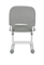 Комплект парта + стул трансформеры Capri Grey (new) Cubby (c лампой, подставкой и чехлом) - фото 11513