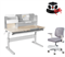 Комплект парта Ginepro Grey + кресло LST9 Grey + удлинитель WSB4-2 250920 - фото 13491