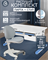 Комплект Fundesk Grande Blue  + кресло Cielo grey с голубым чехлом (серый чехол в подарок) 251085 - фото 13947