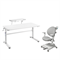 Комплект парта Imparare Grey + полка SS16 Grey + кресло Agosto Grey 250986