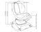 Комплект стол-трансформер Fundesk Sentire + эргономичное кресло Cubby Arnica Grey +  чехол для кресла в подарок! - фото 4651