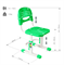 Детский стул FunDesk SST3 Grey/Green/Pink/Blue - фото 7669